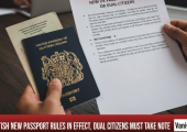 英国新护照规则生效 双重国籍公民需注意
