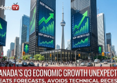 加拿大第三季度经济意外增长 超出预期避免技术性衰退