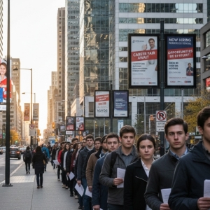 加拿大经济收缩失业率飙升，年轻人求职压力加大