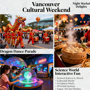温哥华多彩周末：火龙节、兰里夜市与科学世界免费开放 欢迎市民共庆文化盛宴 ...
