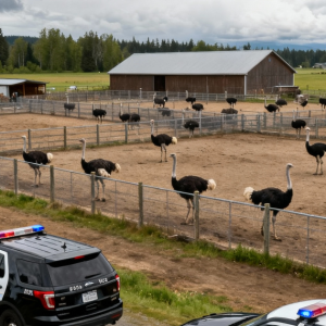 卑诗省鸵鸟养殖场面临执法行动，数百鸵鸟命运引热议