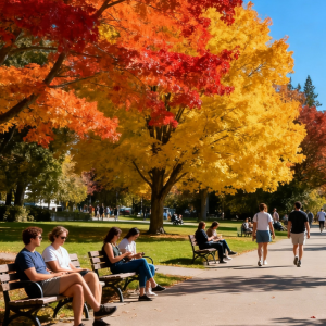 全国多地气温罕见升高，迎历史罕见暖秋