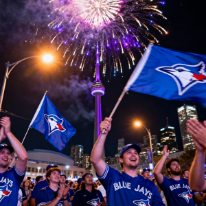 蓝鸟晋级美联冠军战 全国球迷沸腾