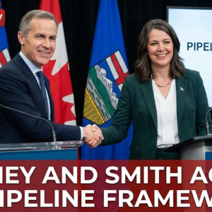卡尼与亚伯达省长丹妮尔·史密斯达成管道协议框架